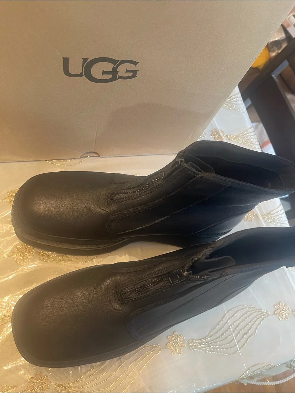 UGG exposed zips